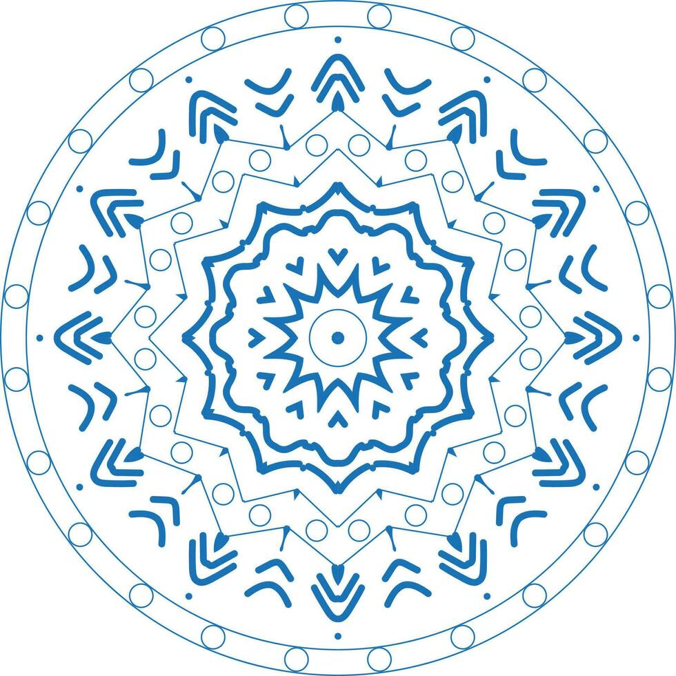 Modern Creative Mandala Design Background vector