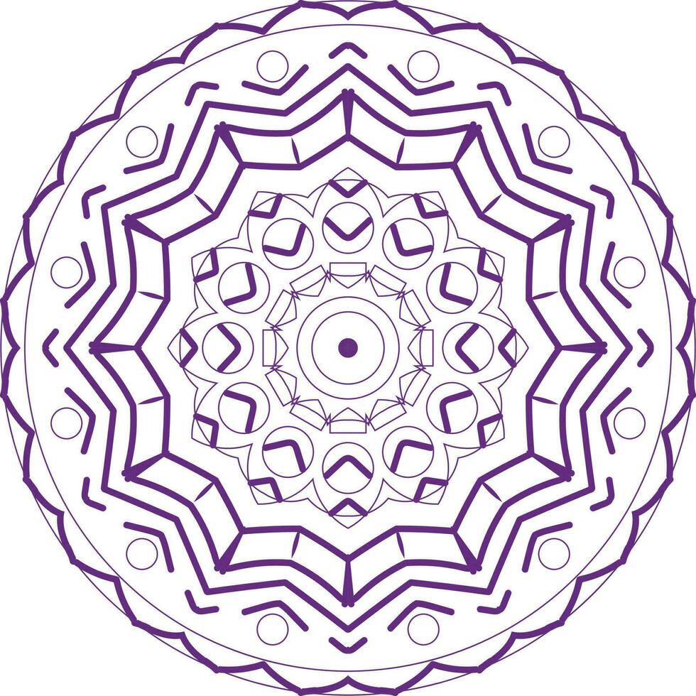 Modern Creative Mandala Design Background vector