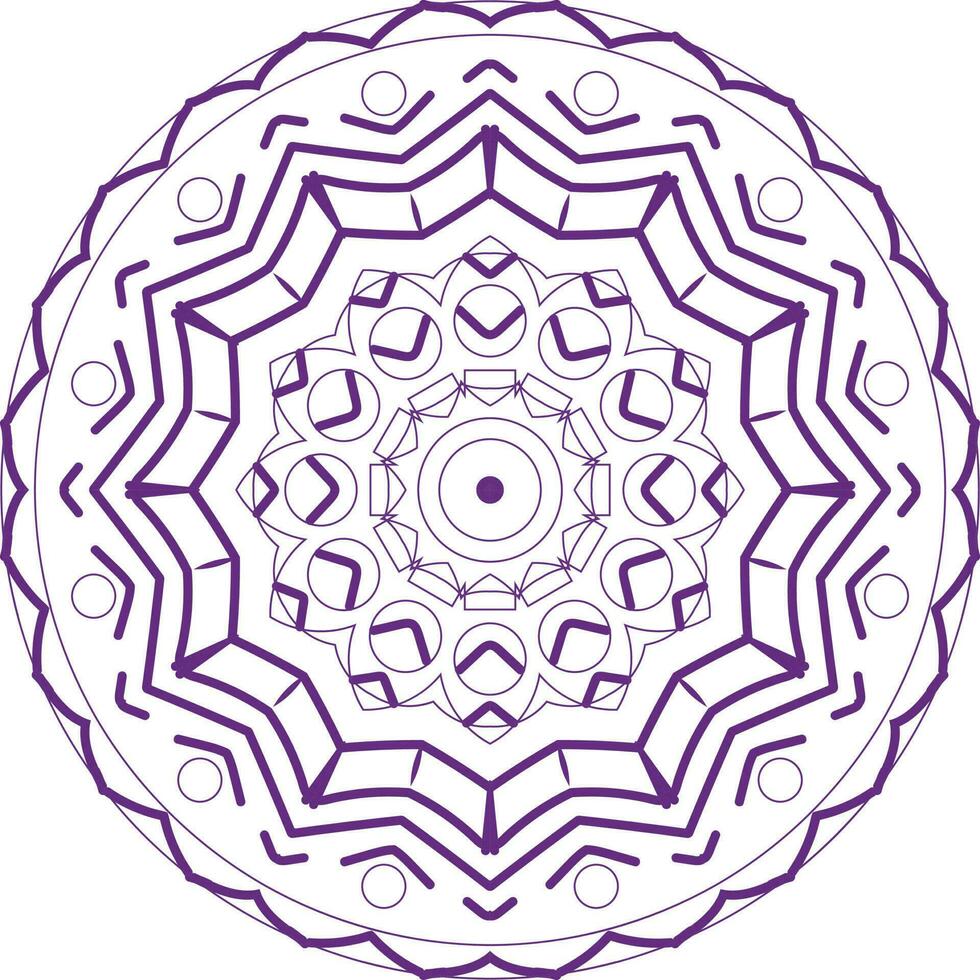 moderno creativo mandala diseño antecedentes vector