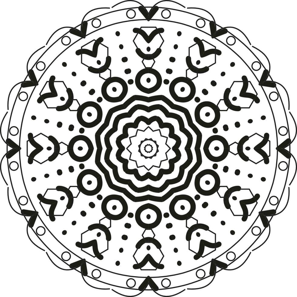 Modern Creative Mandala Design Background vector