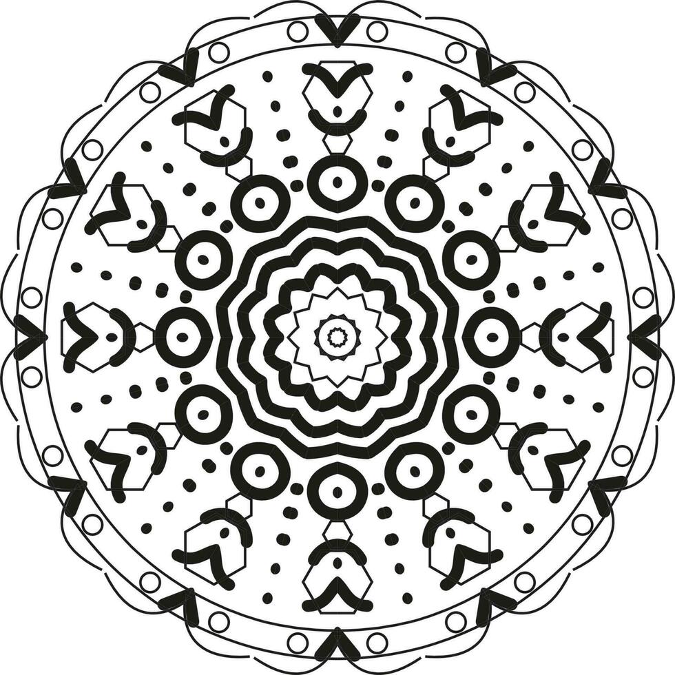 moderno creativo mandala diseño antecedentes vector