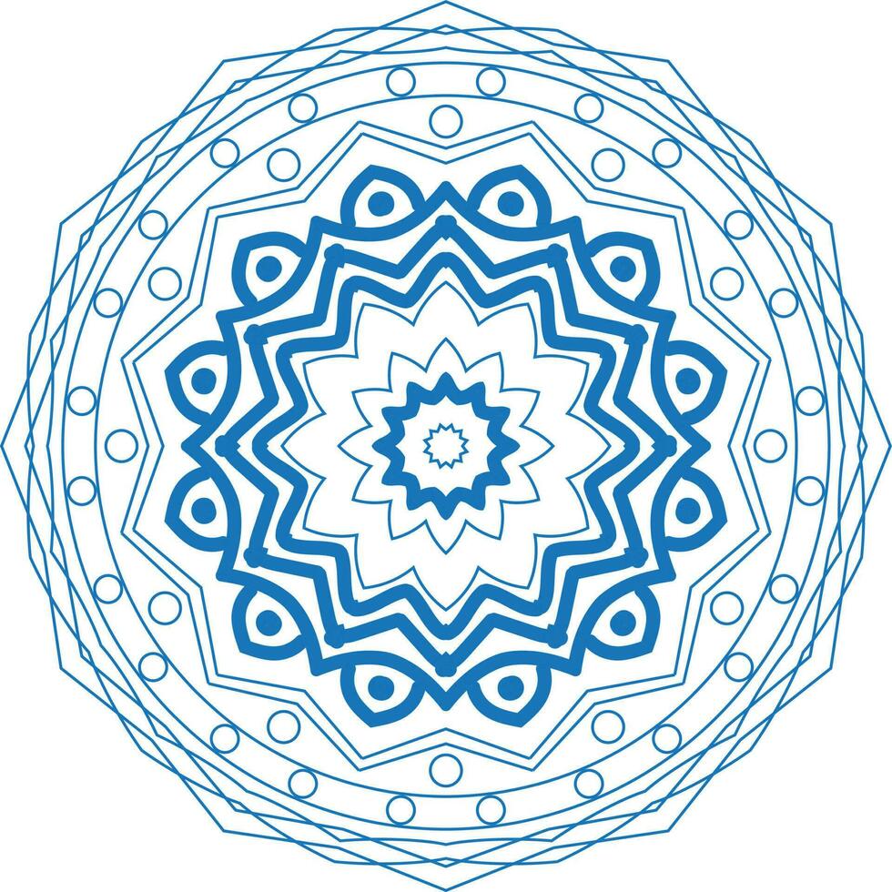 Modern Creative Mandala Design Background vector