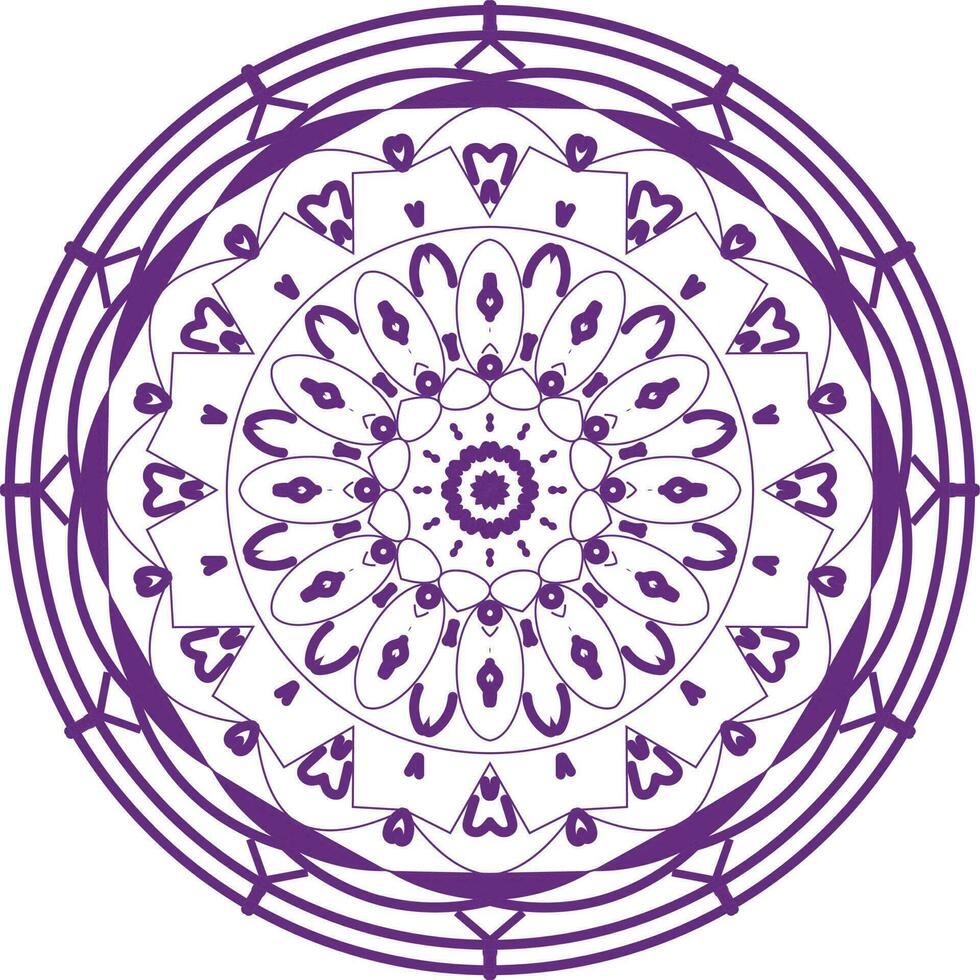 Modern Creative Mandala Design Background vector