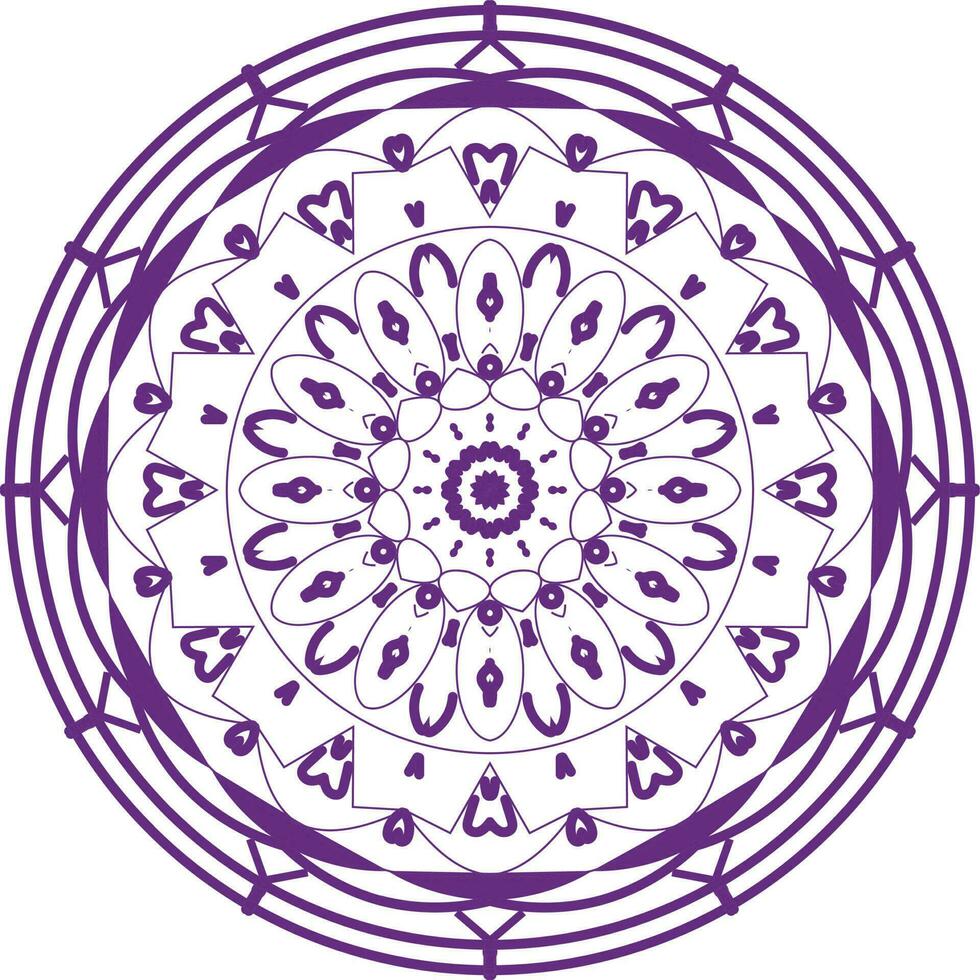 moderno creativo mandala diseño antecedentes vector