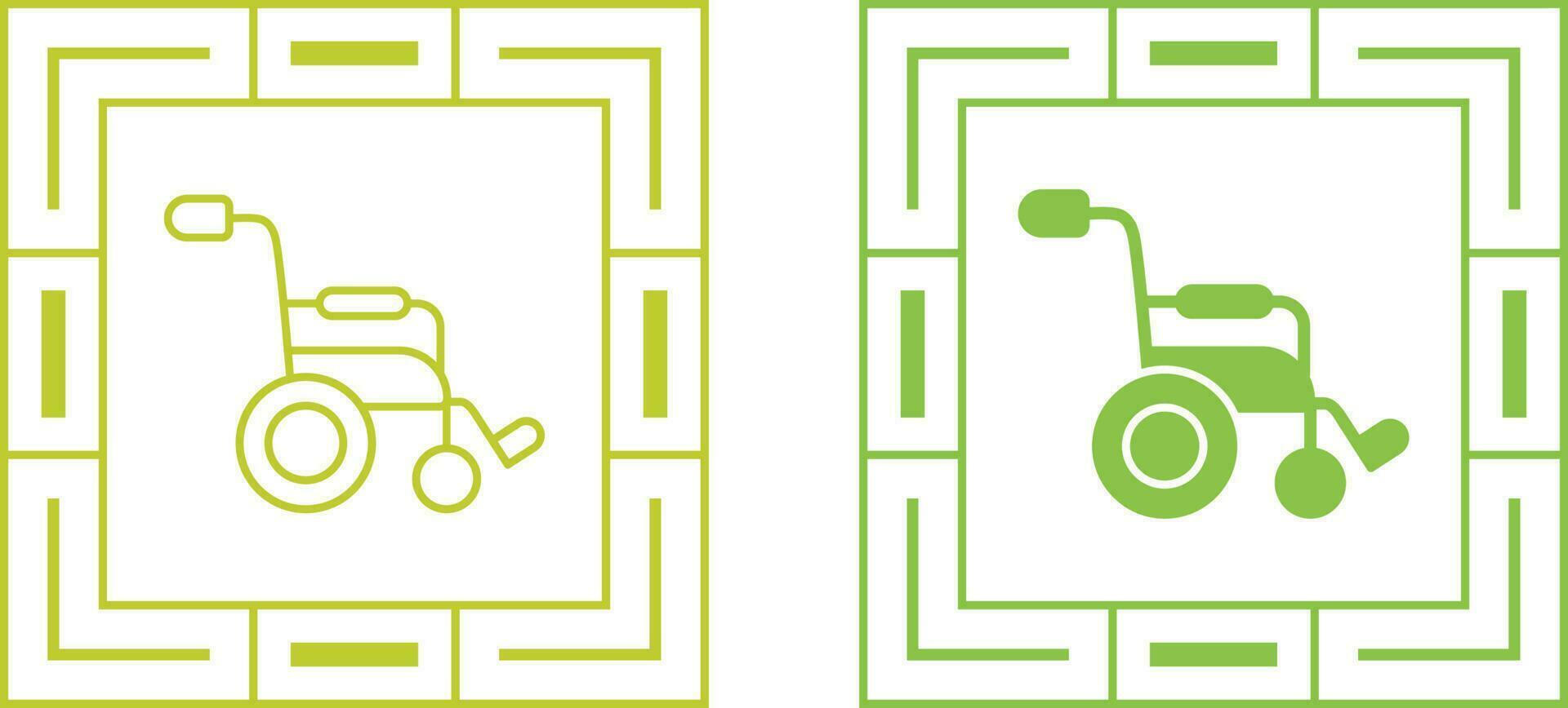 Wheel Chair Vector Icon