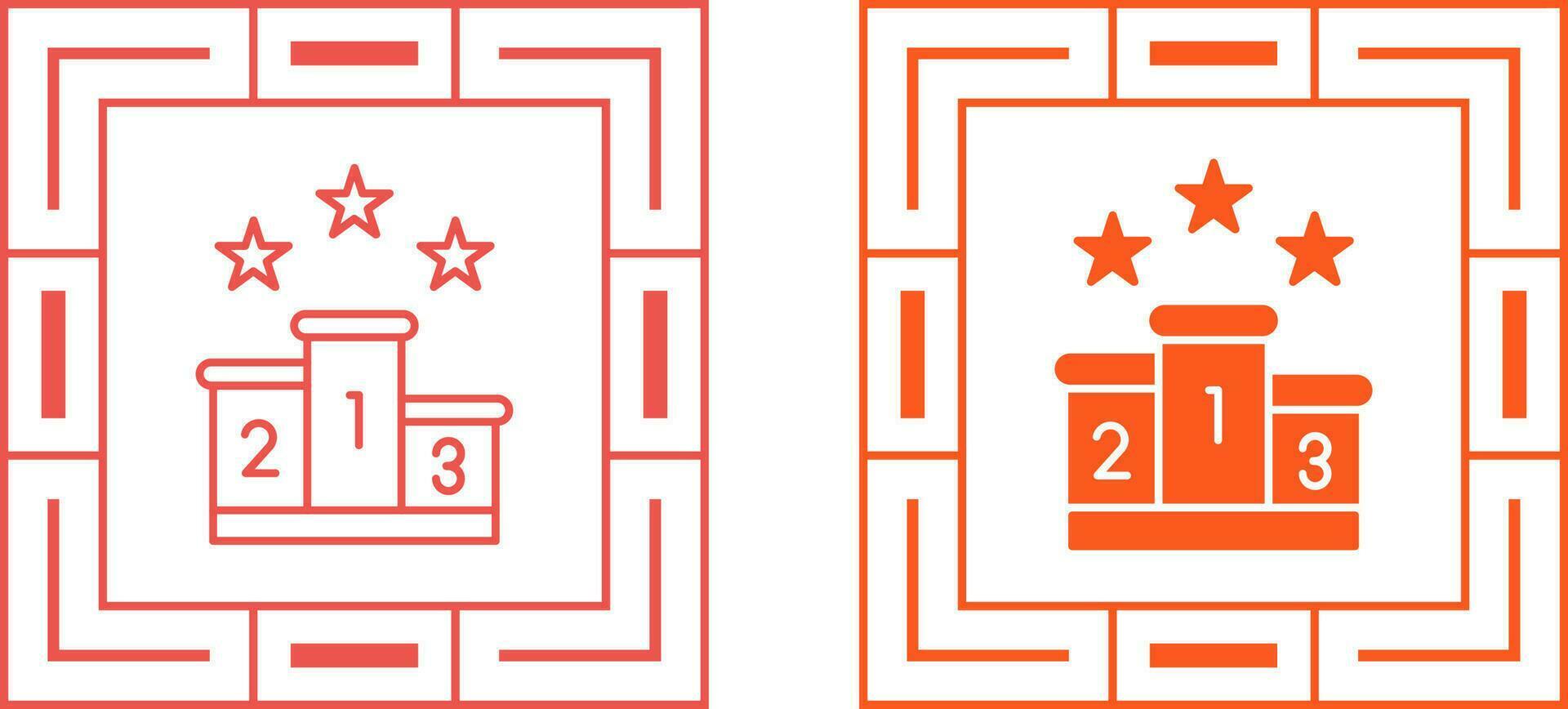 Podium Vector Icon