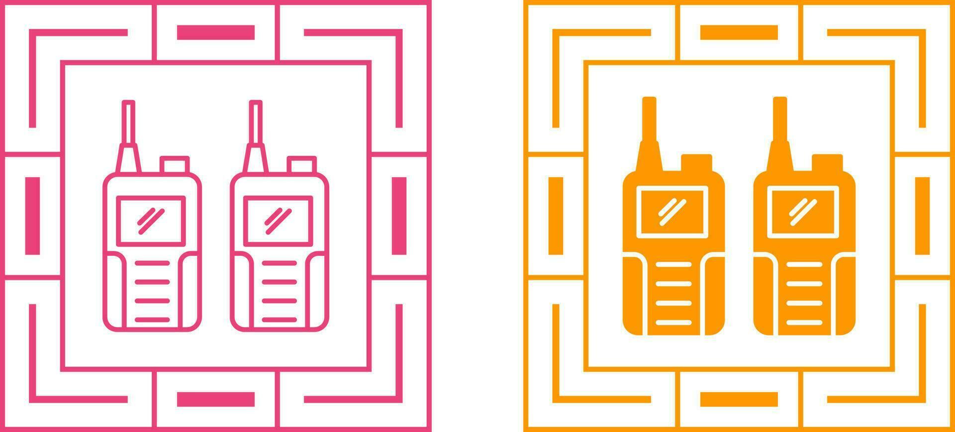 Walkie Talkie Vector Icon