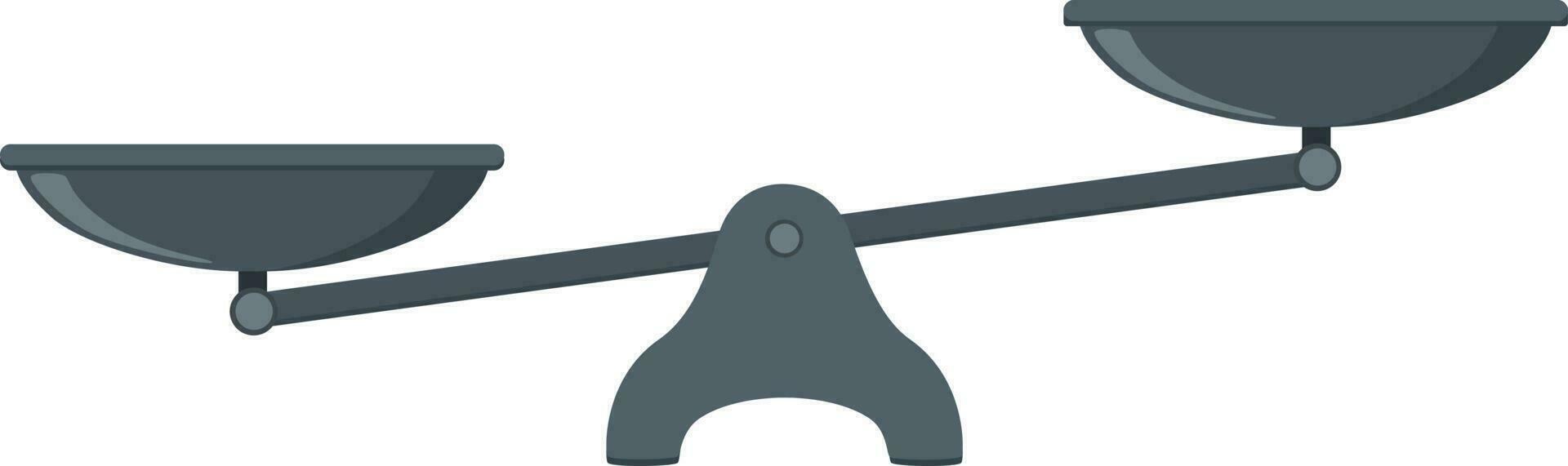 Scales, flat design. Libra vector