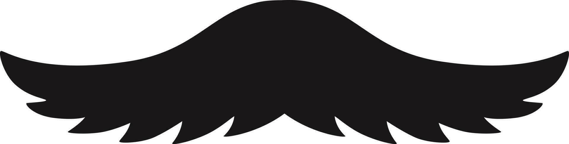 moustache cartoon illustration vector