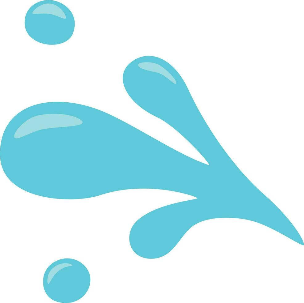 Water drop spray vector