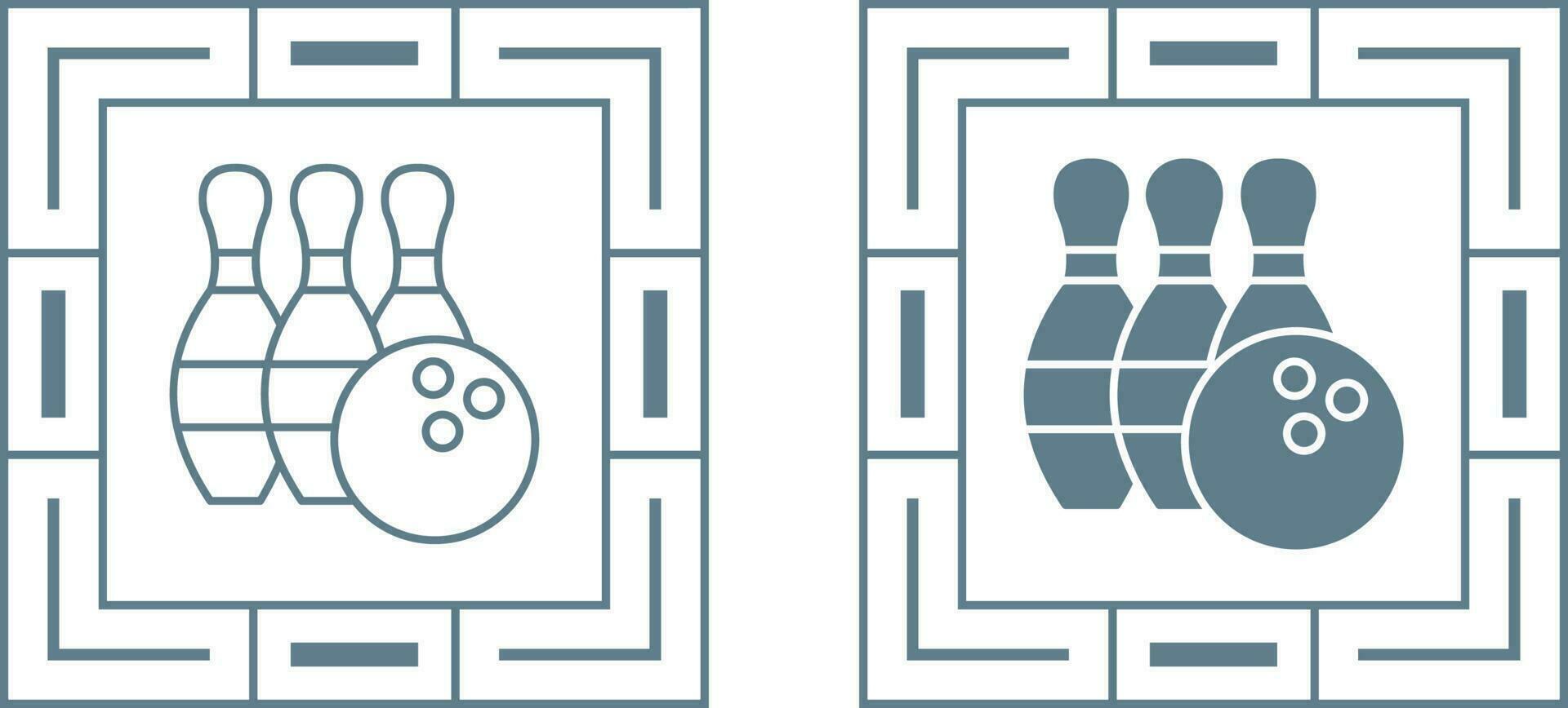 Bowling Vector Icon