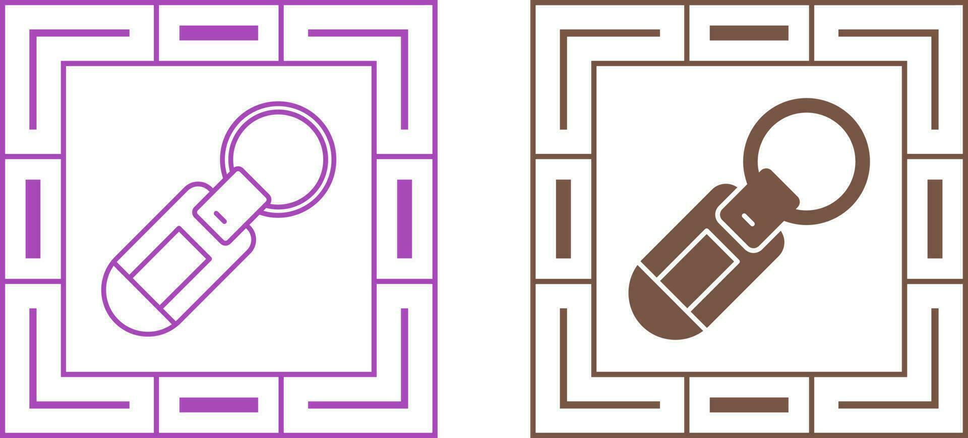 Keychain Vector Icon