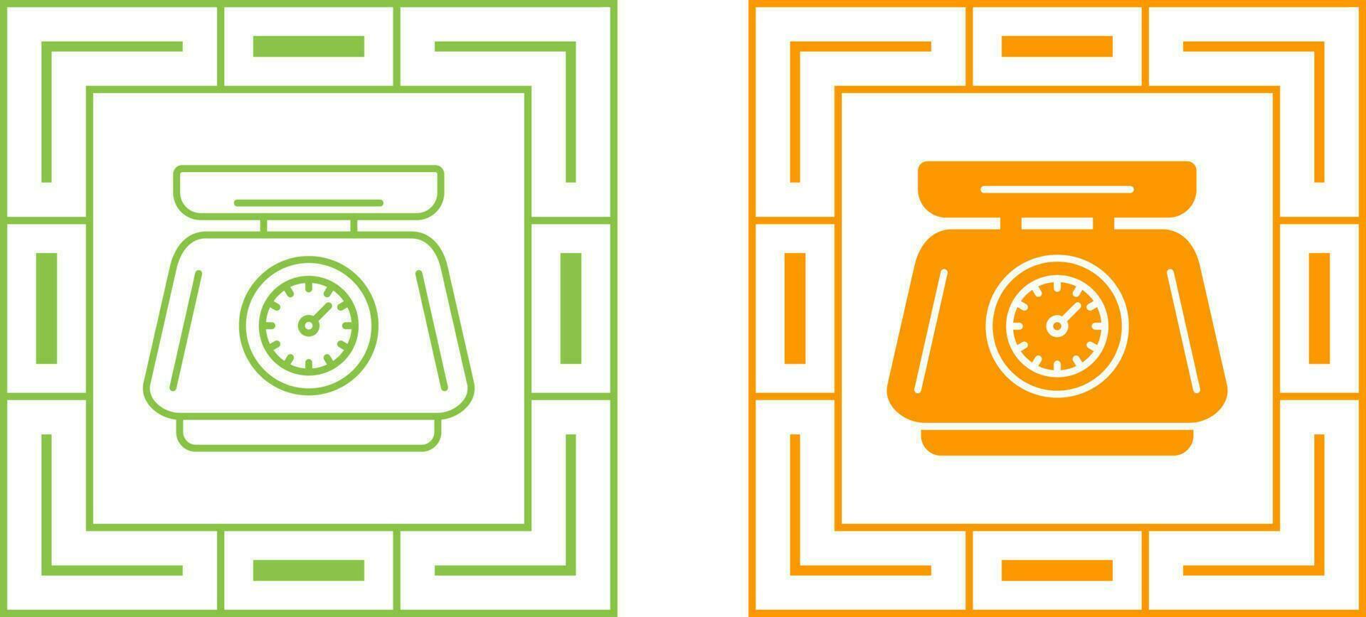 Weight Scale Vector Icon