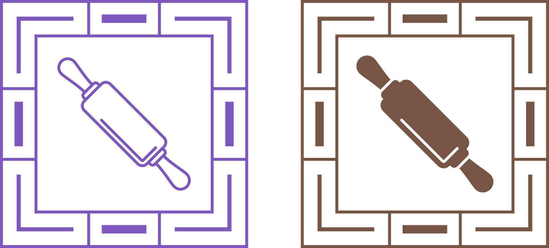 Rolling Pin Vector Icon