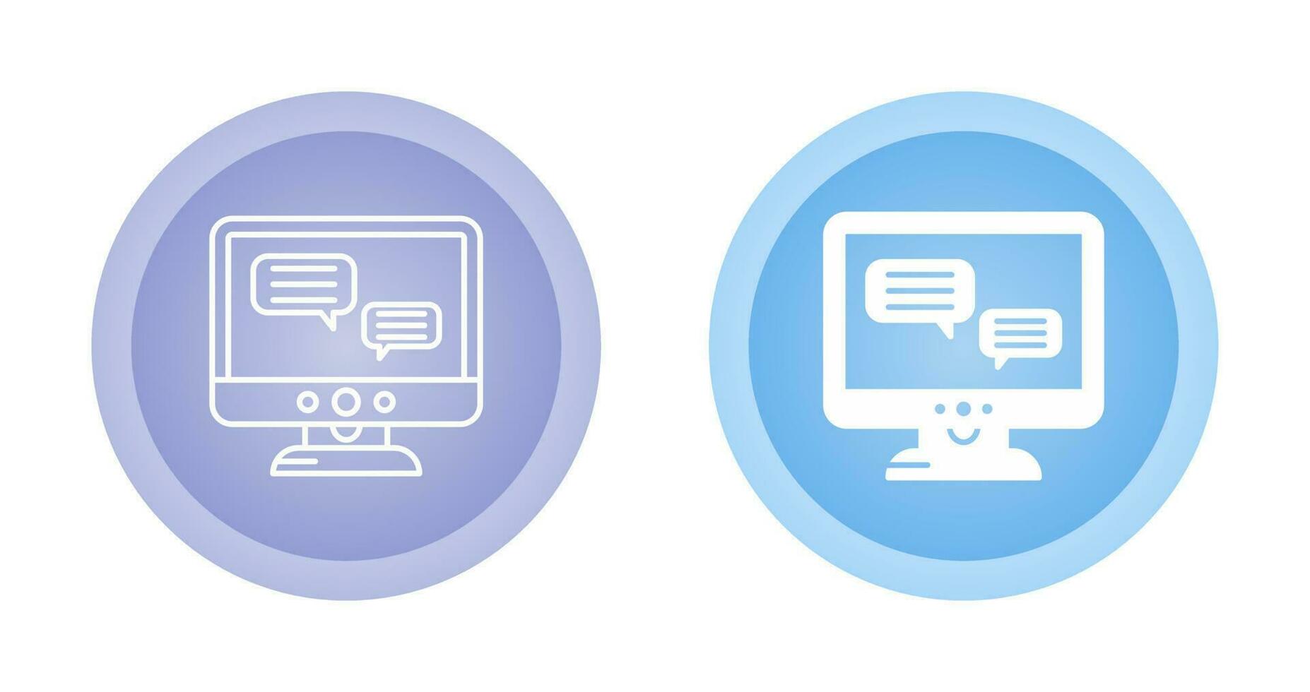 Chat Lcd Vector Icon