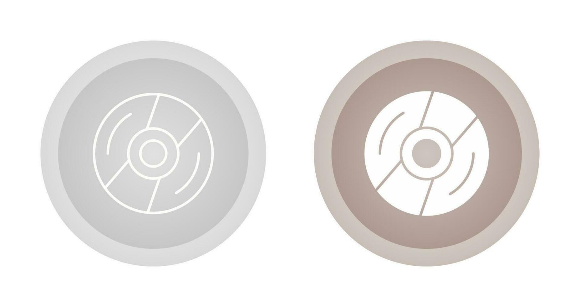 icono de vector de disco compacto