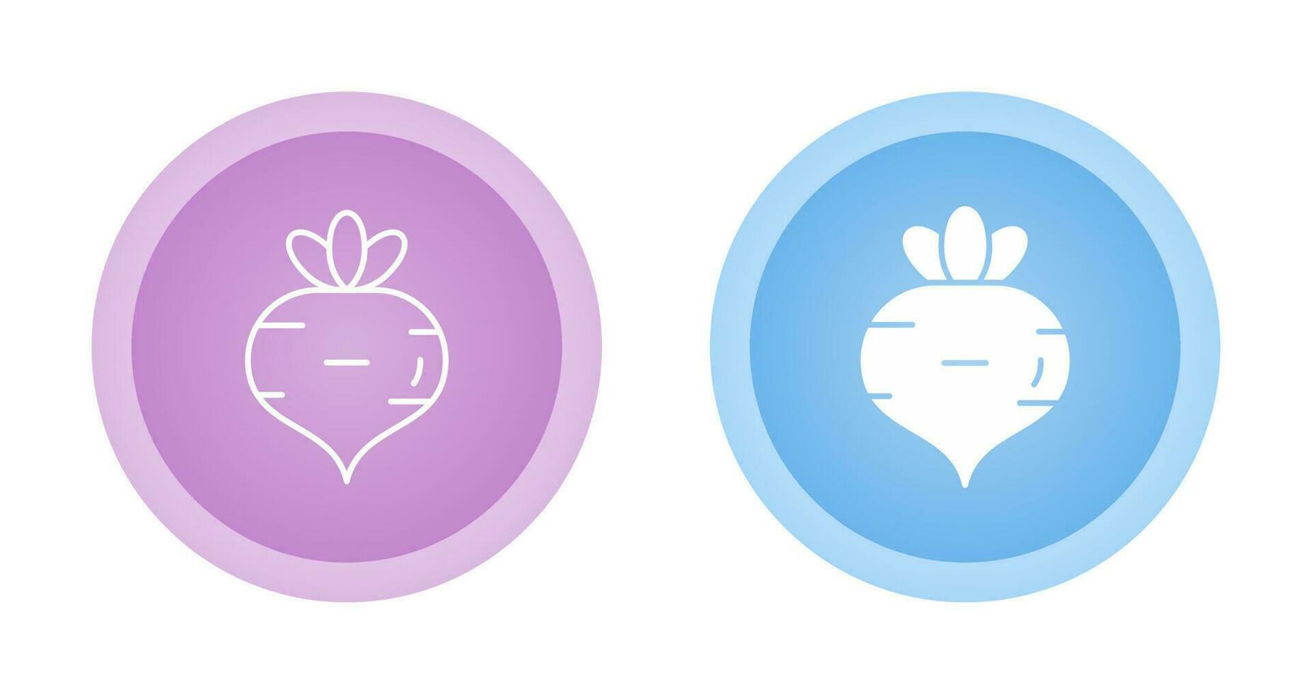 Turnip Vector Icon