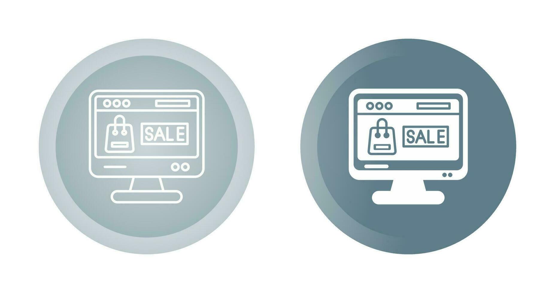 Online Sale Vector Icon