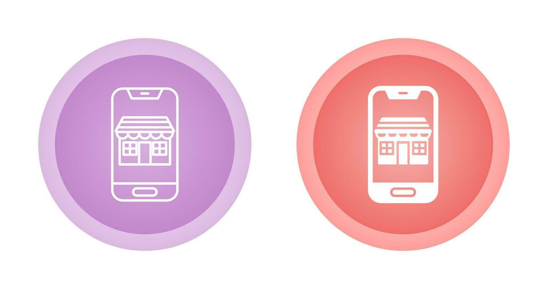 Mobile Store Vector Icon