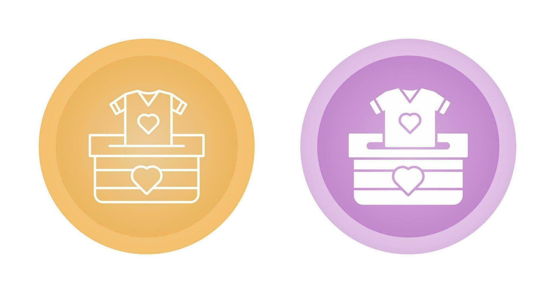 Cloth Donate Vector Icon