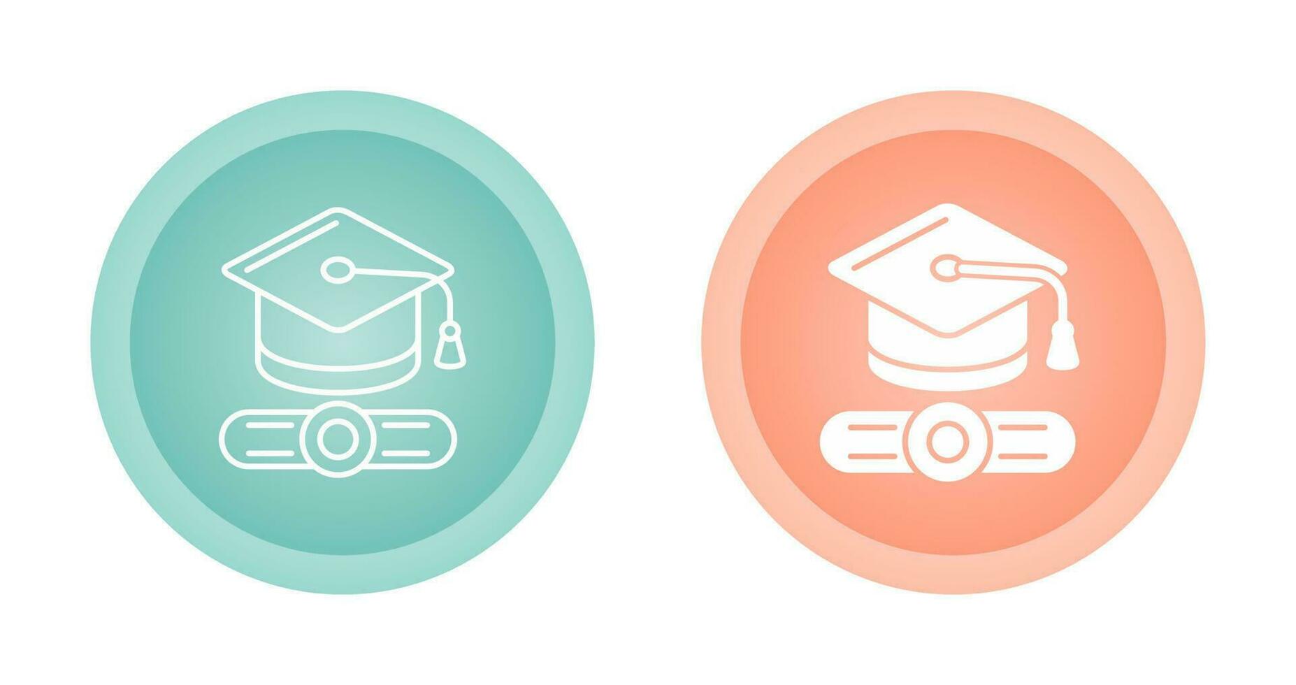 Graduated Vector Icon