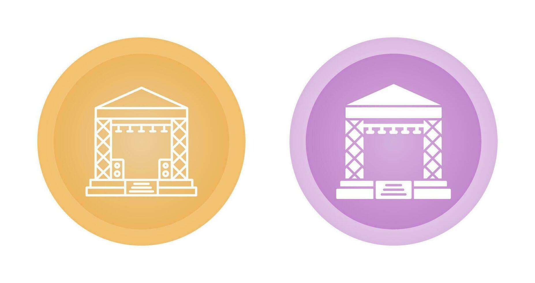 Stage Vector Icon