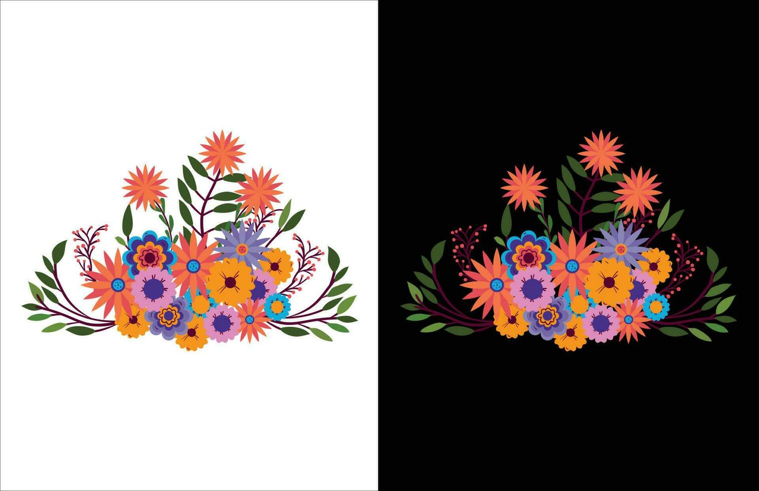 Flower vector, Flower background, vector