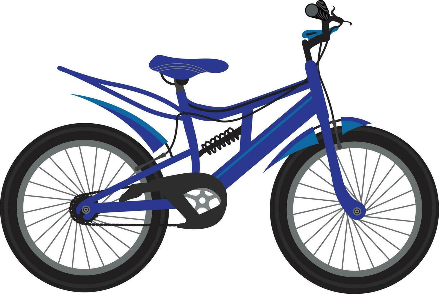 Ilustración de vector de bicicleta