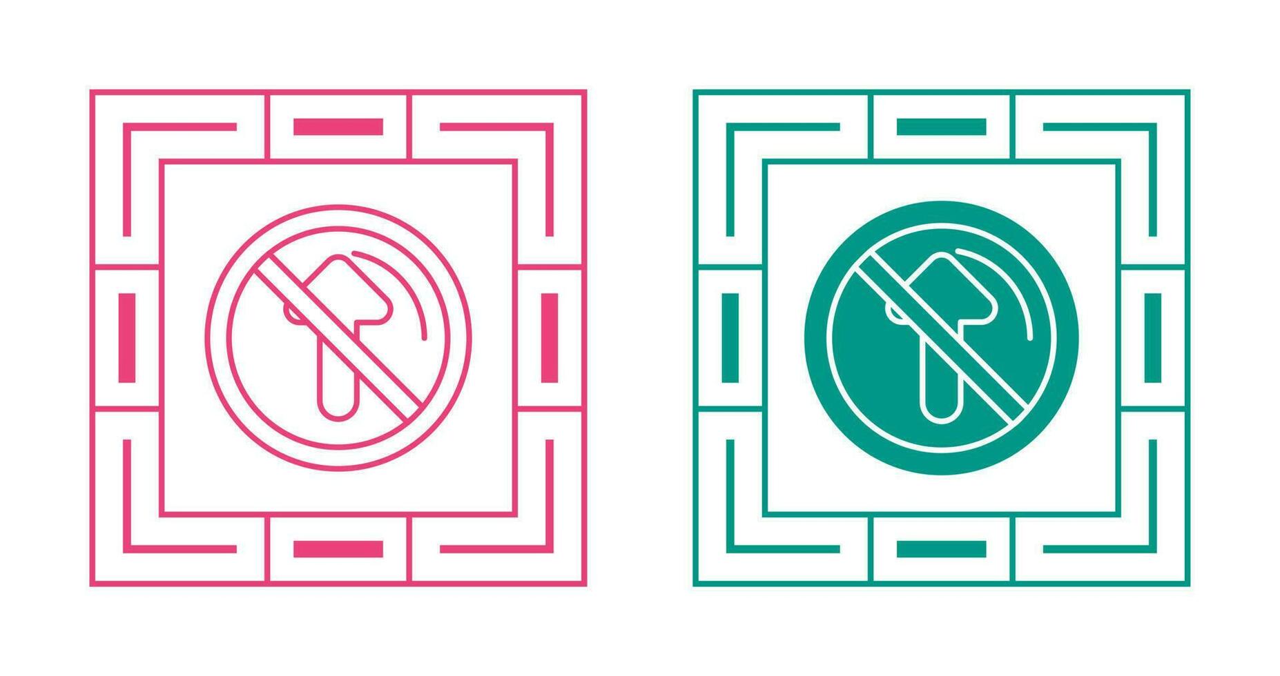 No Passing Vector Icon