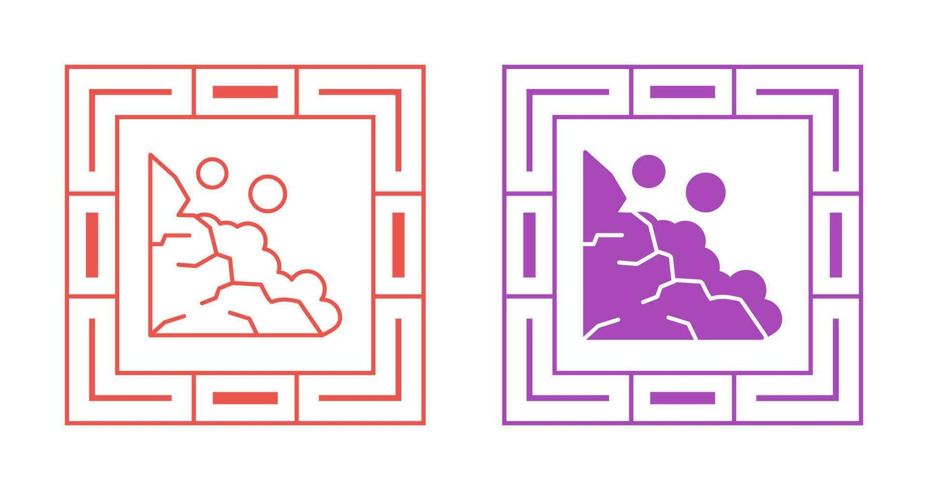 Landslide Vector Icon