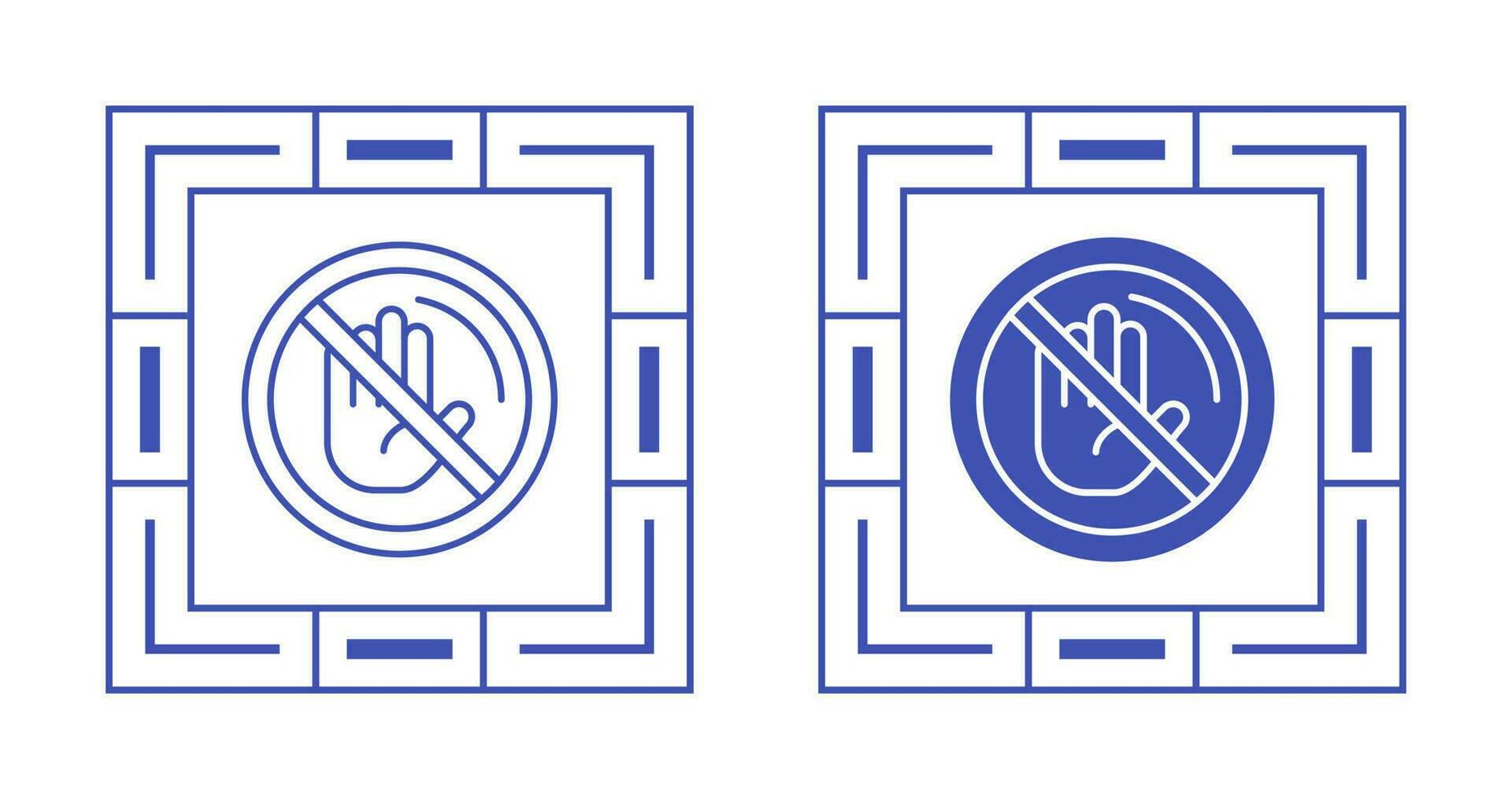 No Passing Vector Icon