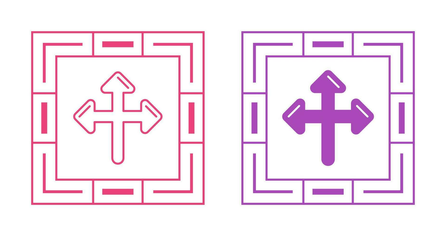 Directional Sign Vector Icon