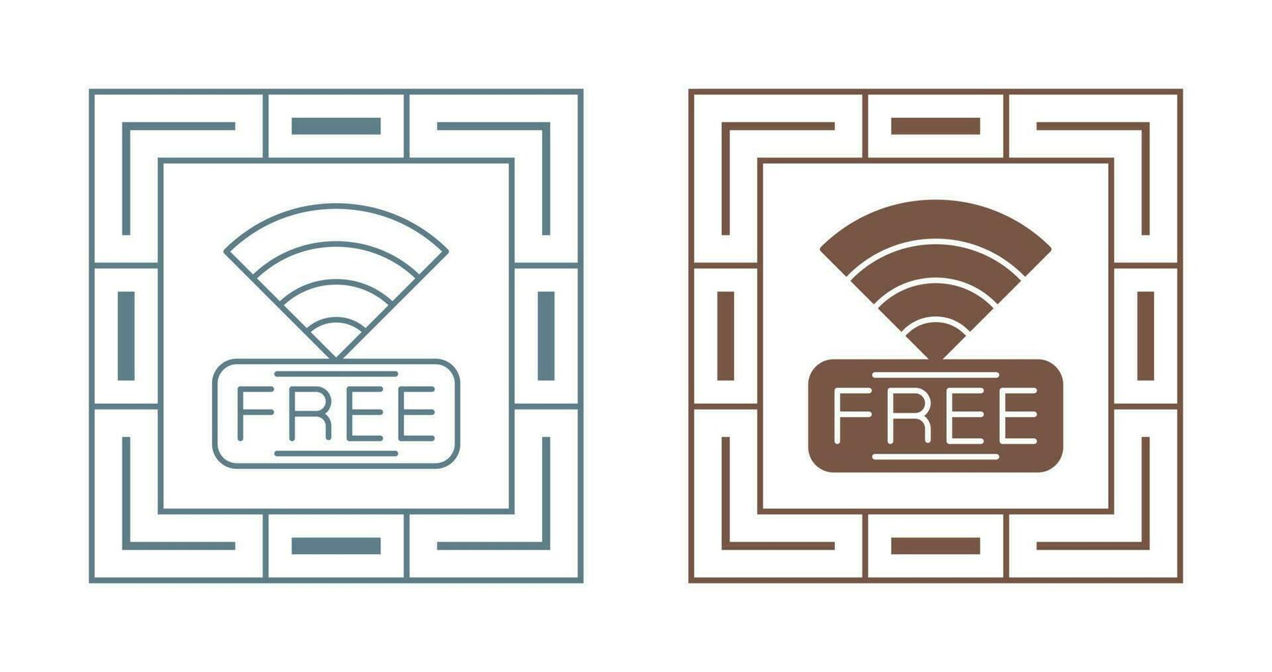 icono de vector wifi gratis