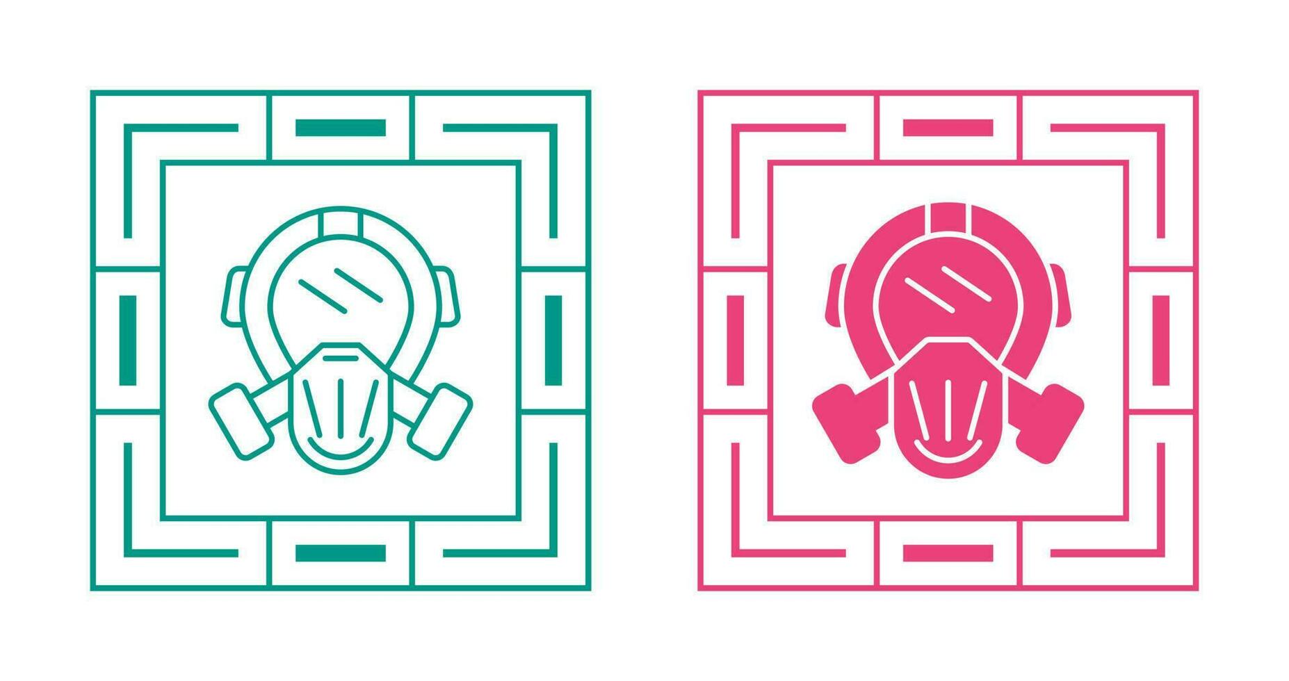 Gas Mask Vector Icon