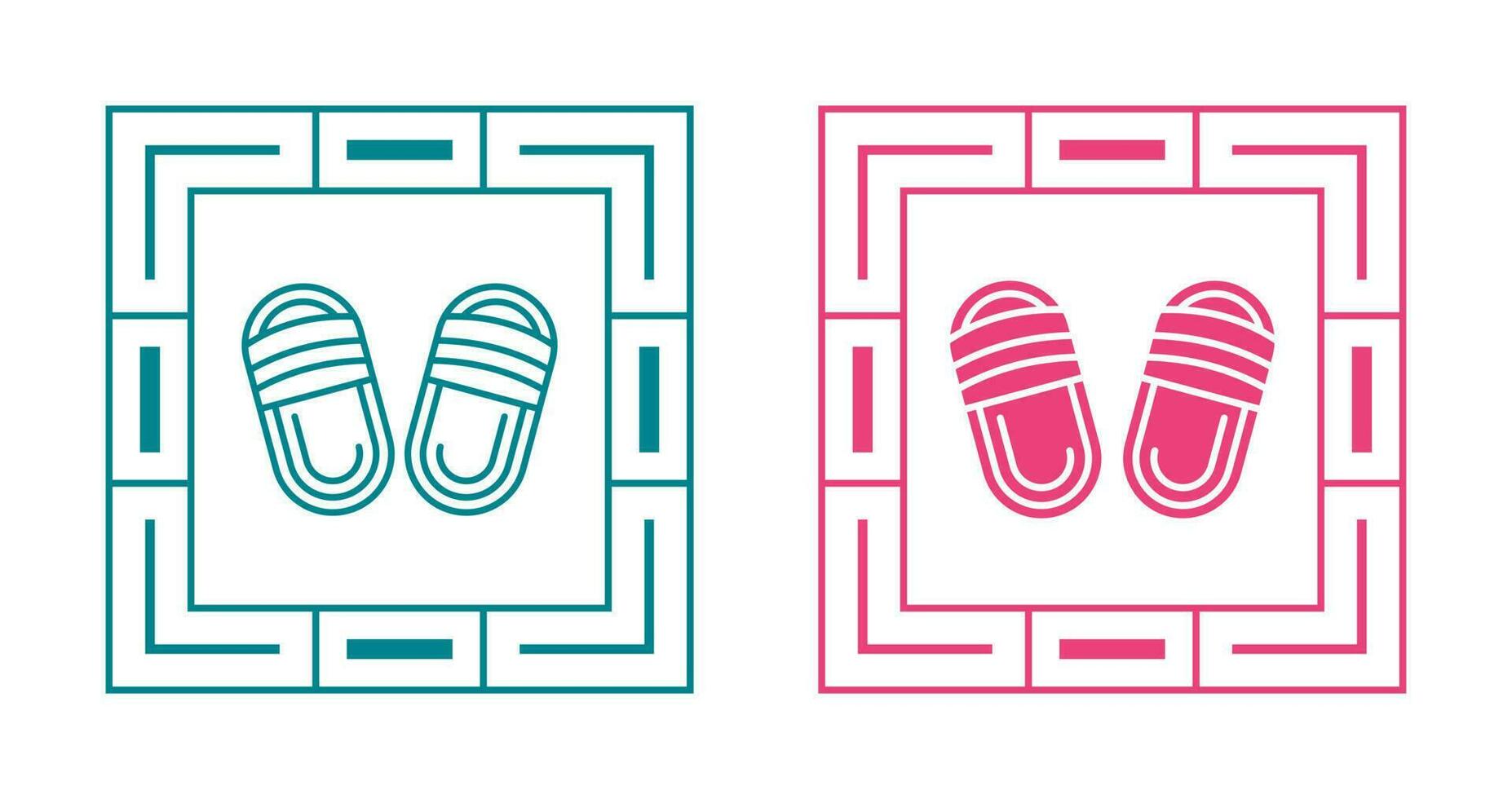 Slippers Vector Icon