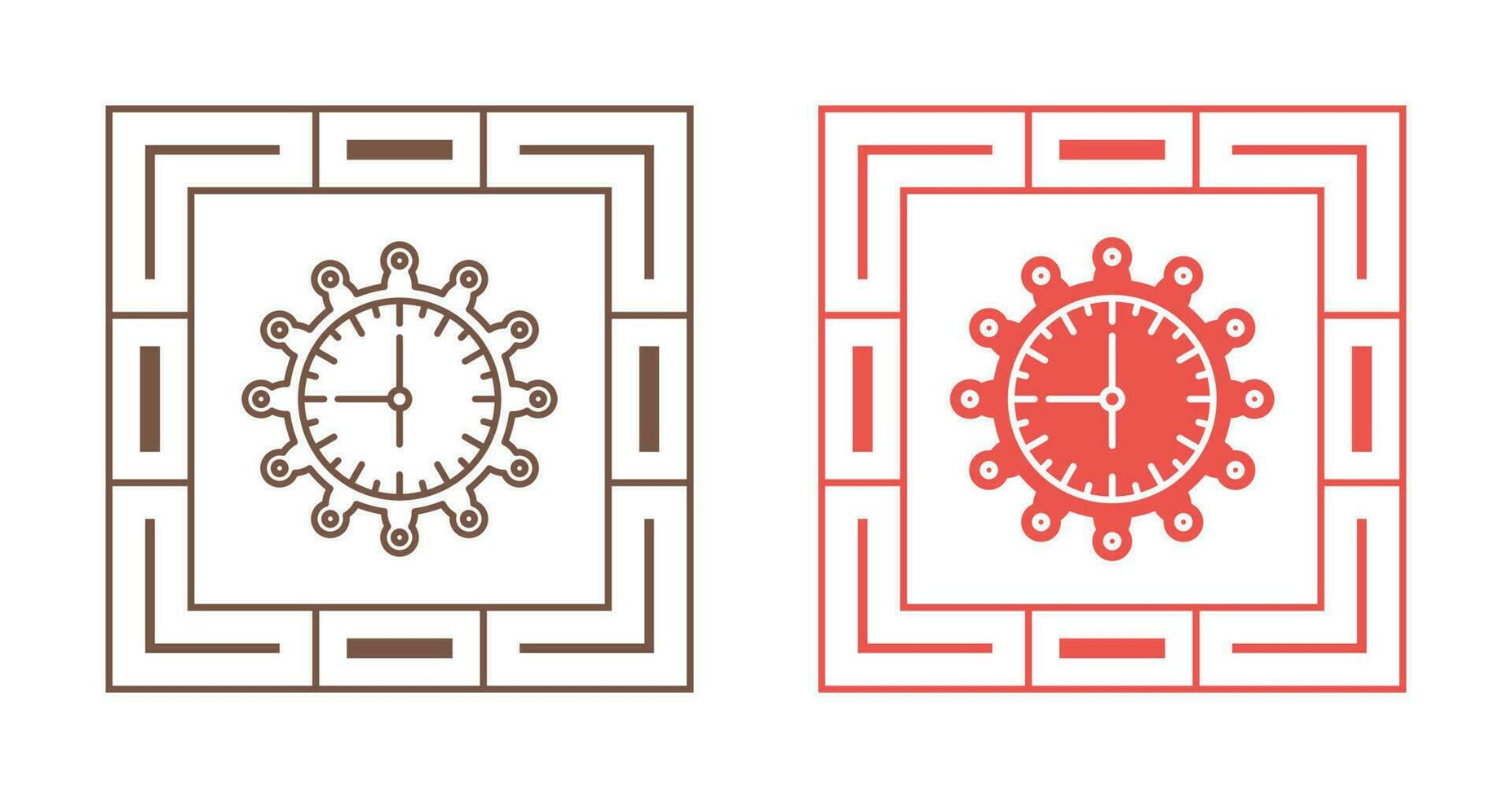 icono de vector de reloj