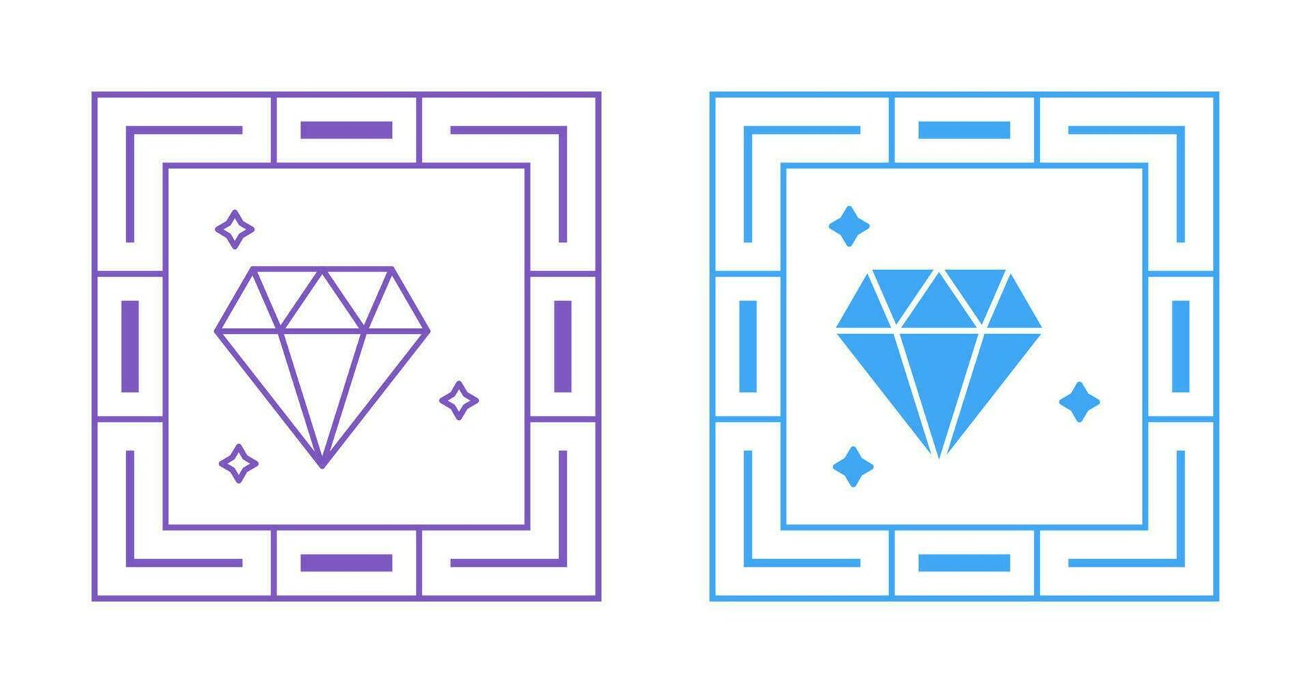 icono de vector de diamante