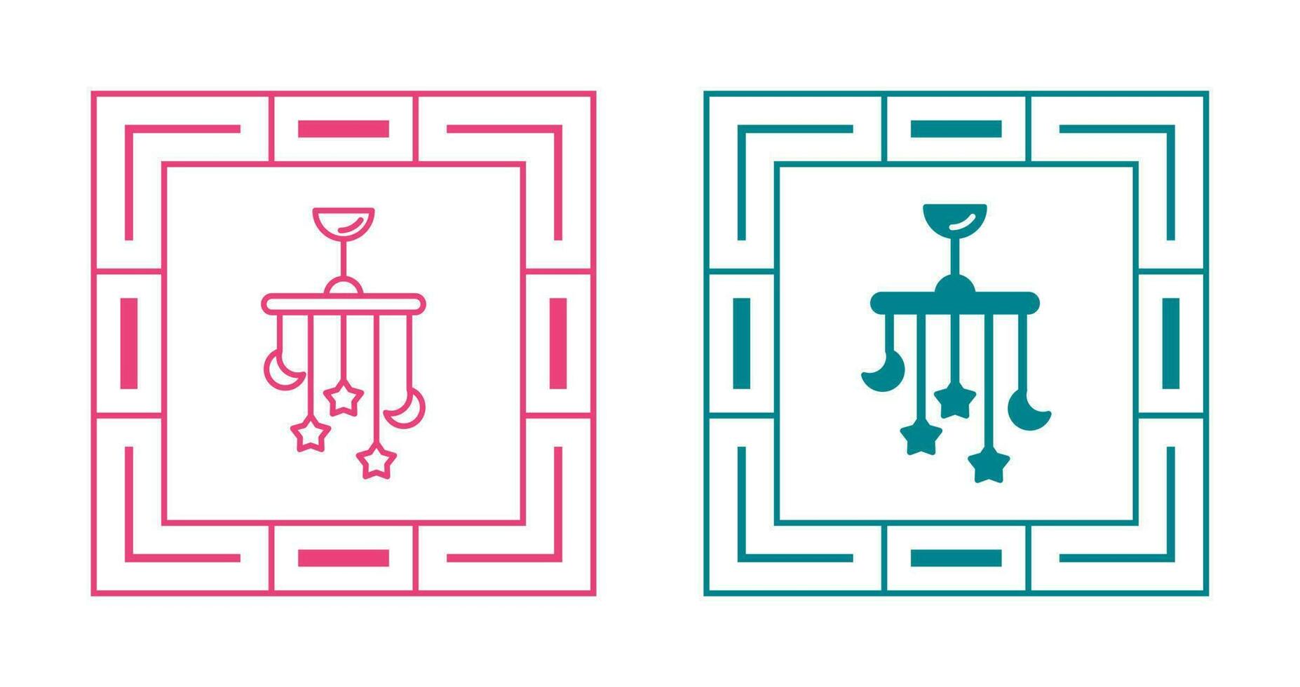 Crib Toy Vector Icon