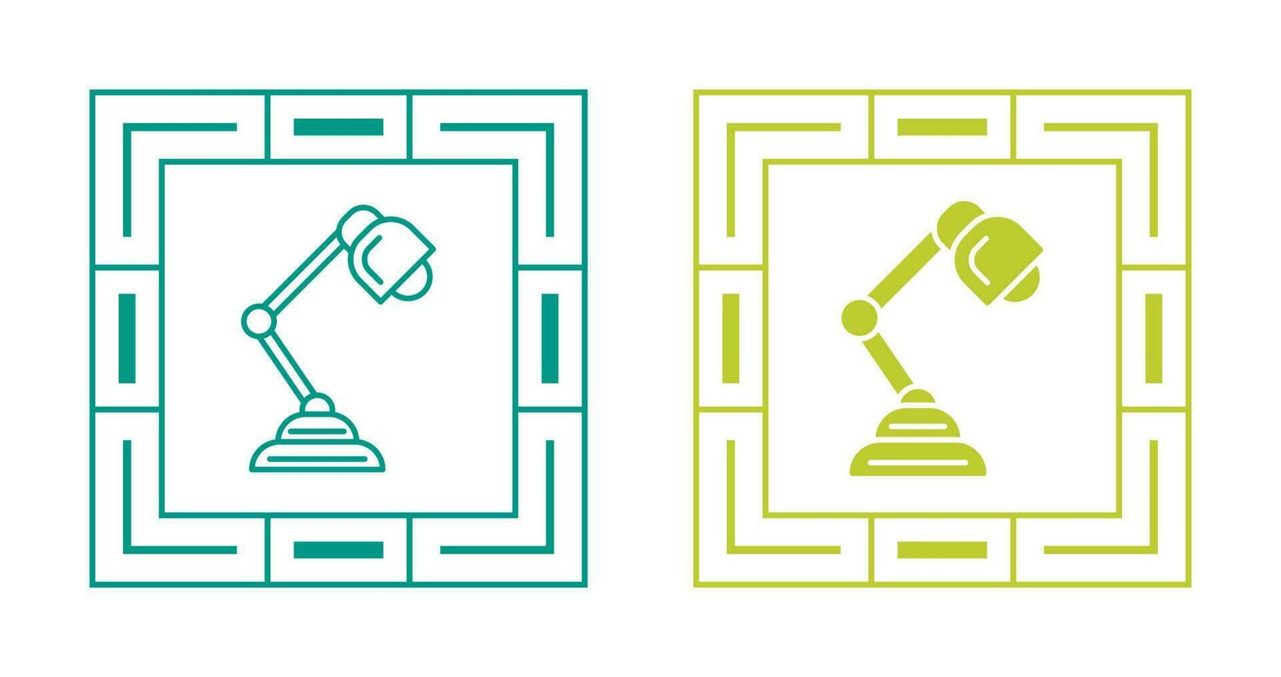 Table Lamp Vector Icon