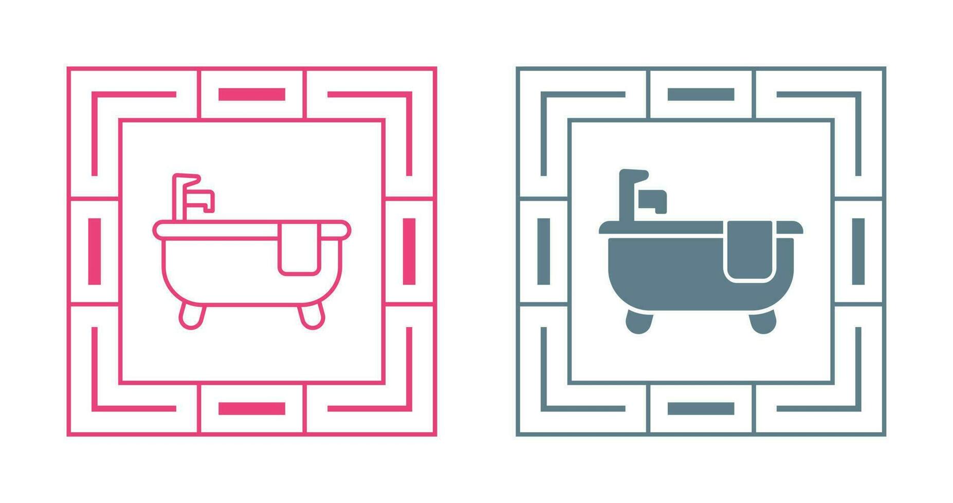Bathtub Vector Icon