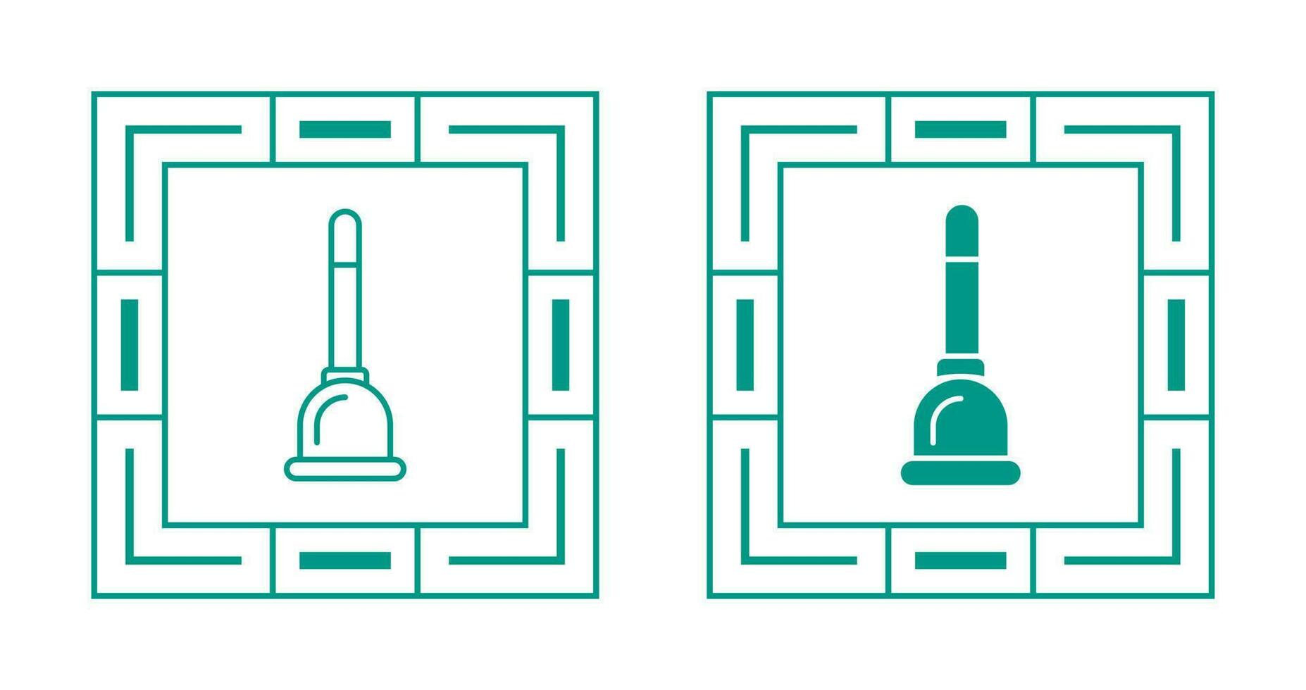 Plunger Vector Icon