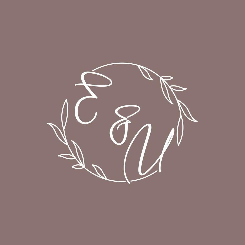 EU wedding initials monogram logo ideas vector