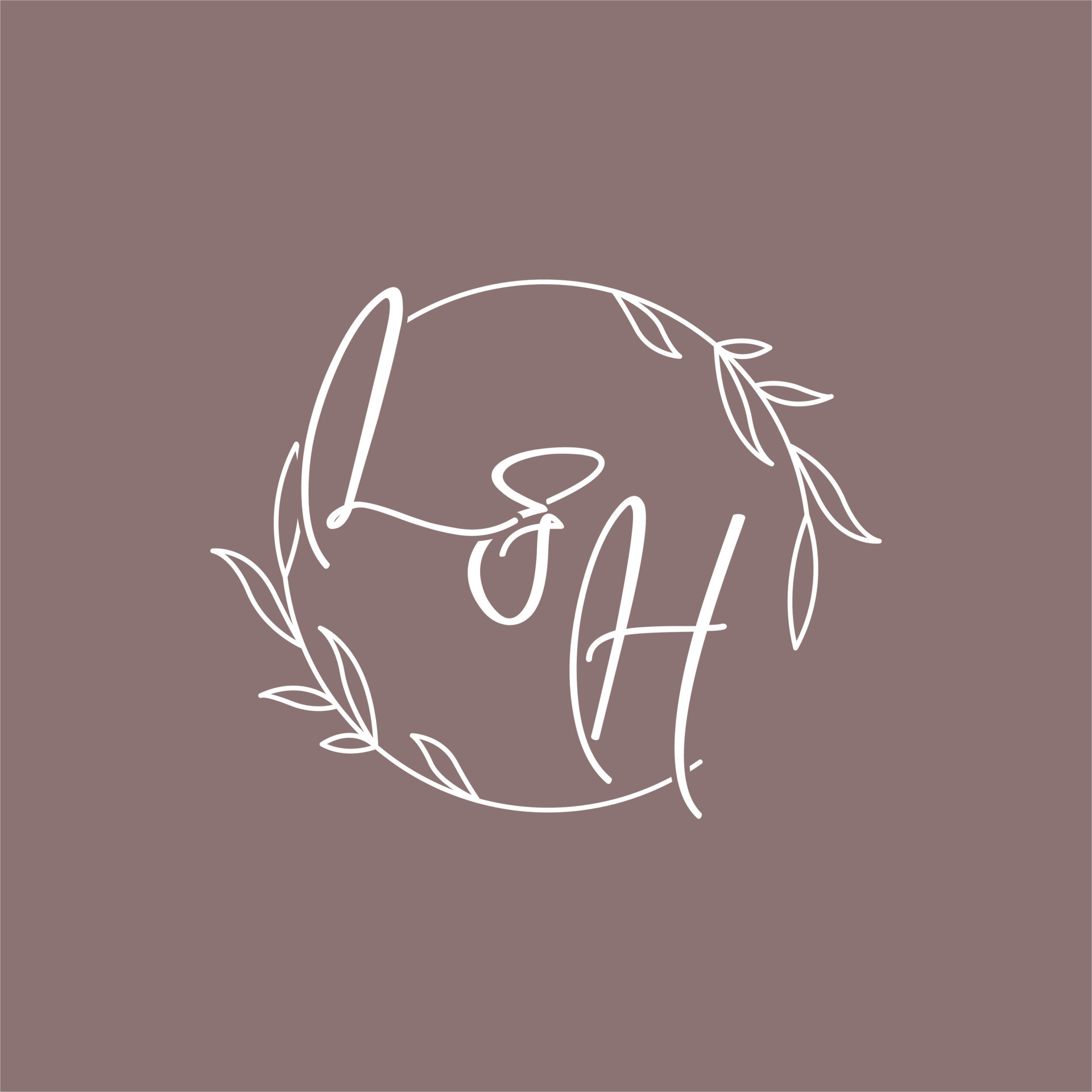LH wedding initials monogram logo ideas 23679880 Vector Art at Vecteezy