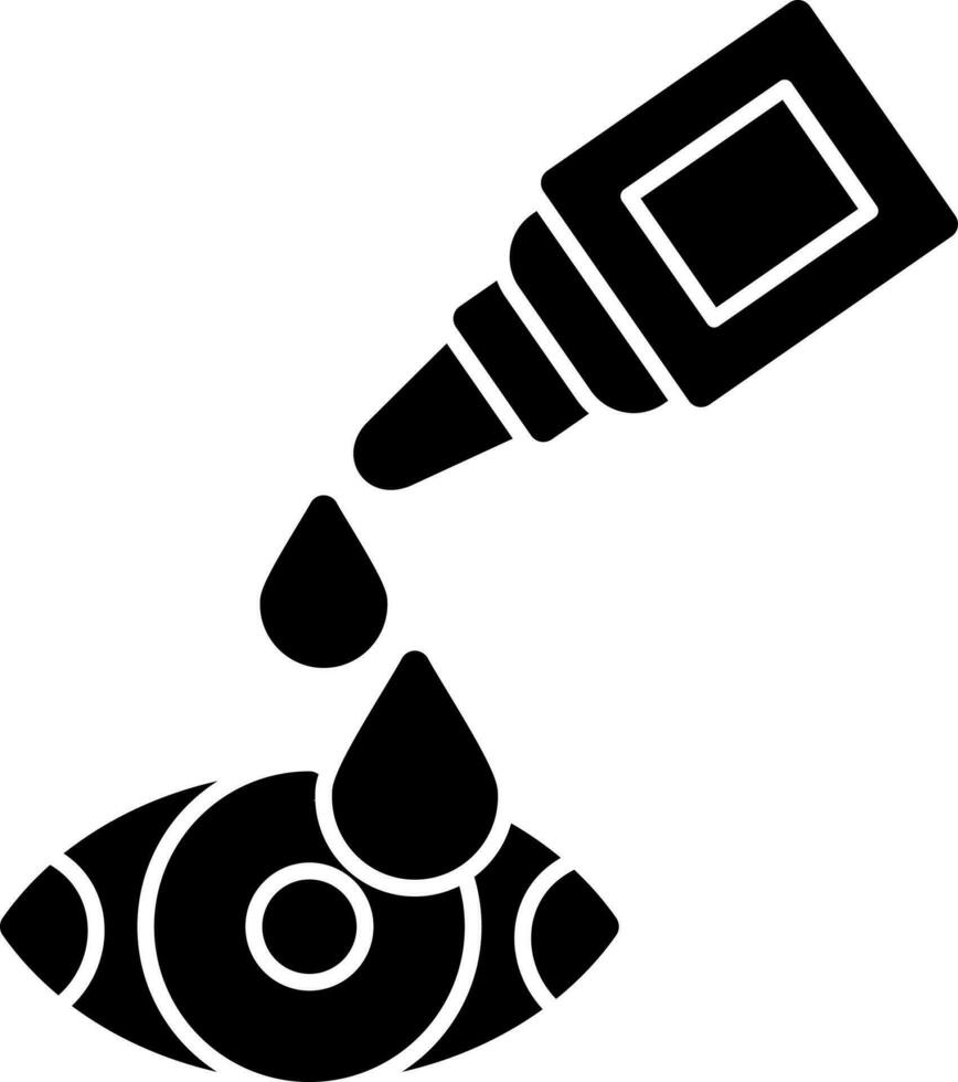 Eye drop Vector Icon Design