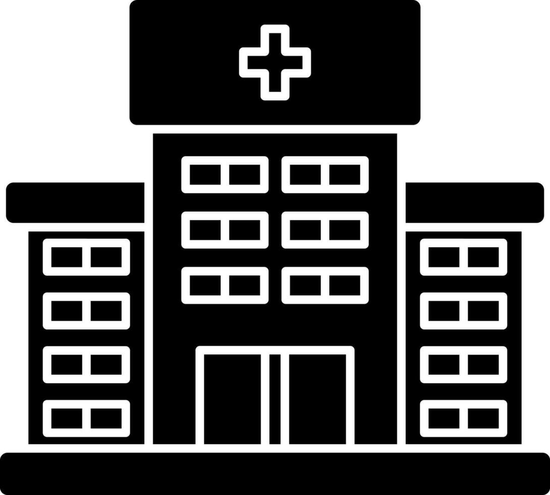 diseño de icono de vector de hospital