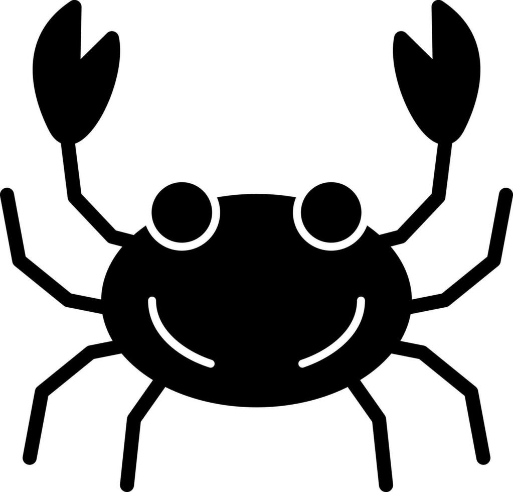Crab Vector Icon Design