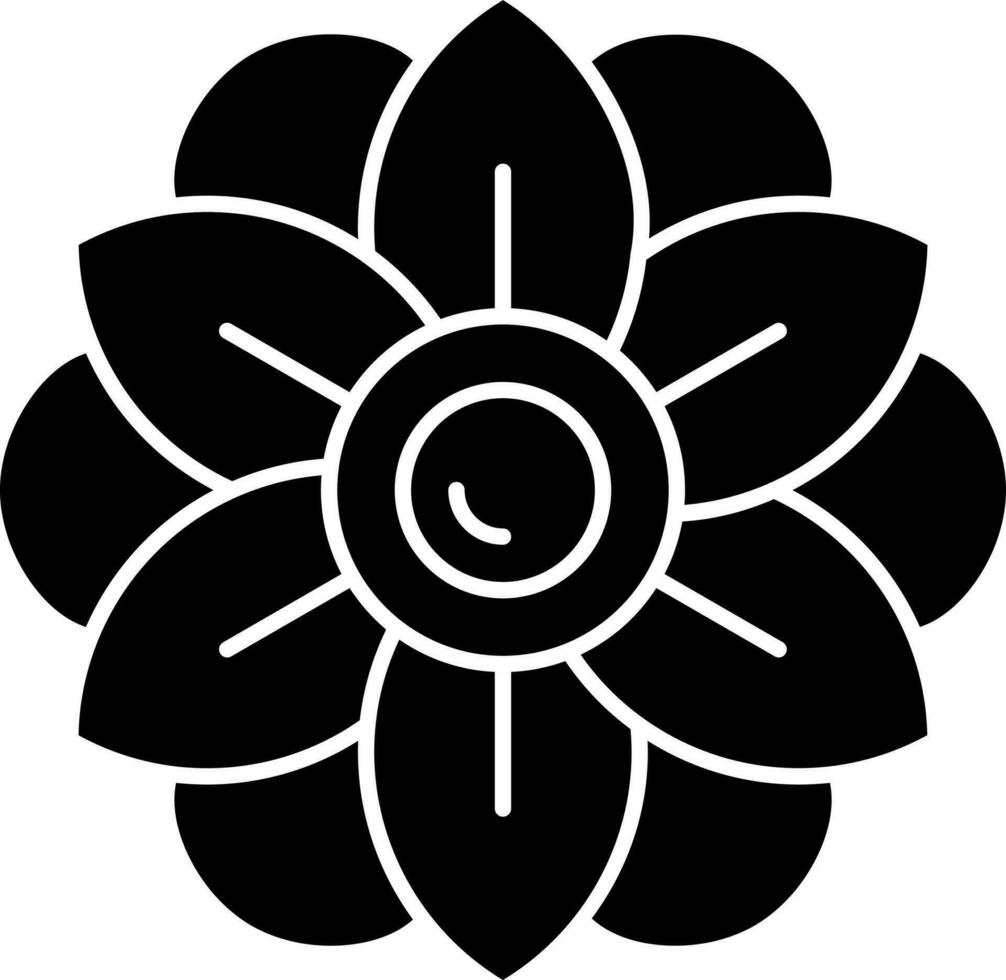 diseño de icono de vector de flor