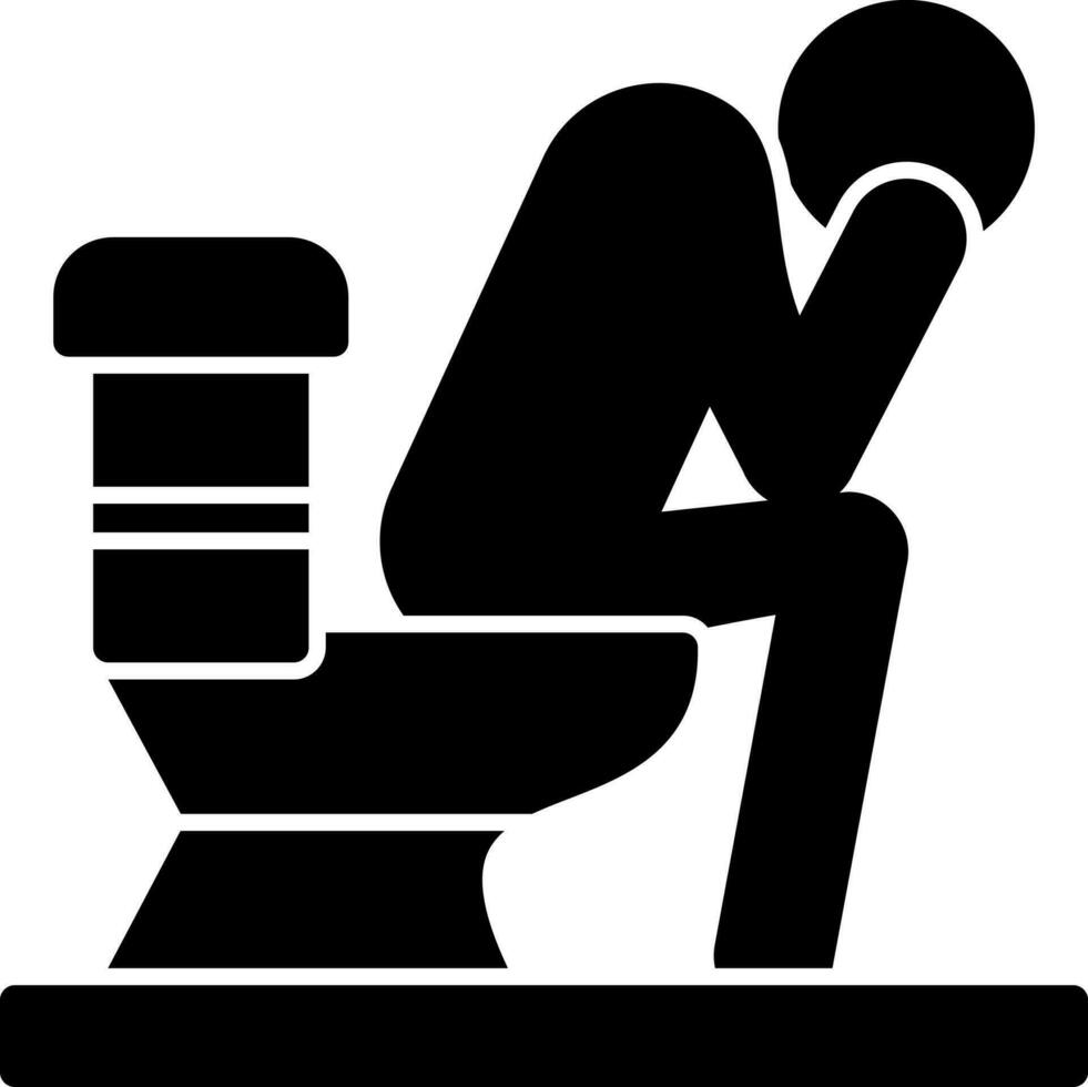 Diarrhea Vector Icon Design