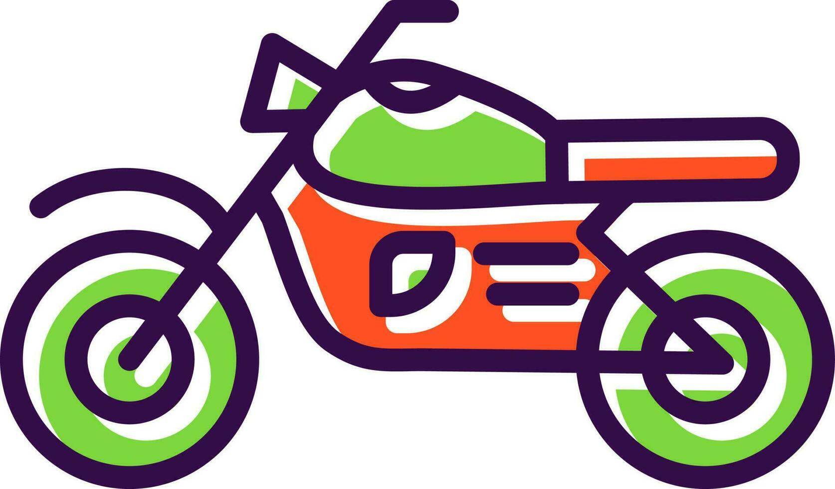 Motorbike Vector Icon Design