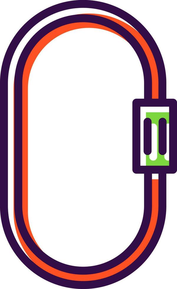 Carabiner Vector Icon Design